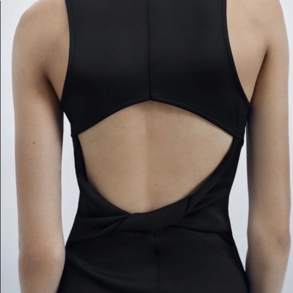 Zara Women’s Black Maxi Dress